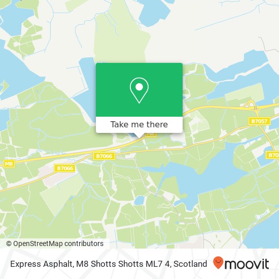 Express Asphalt, M8 Shotts Shotts ML7 4 map