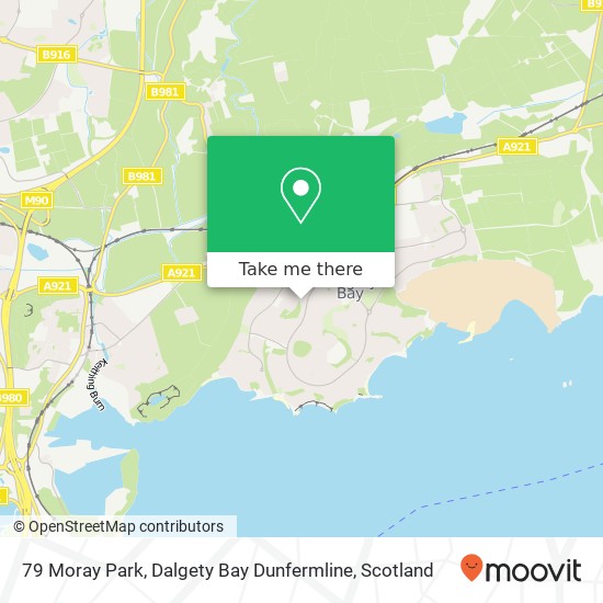 79 Moray Park, Dalgety Bay Dunfermline map