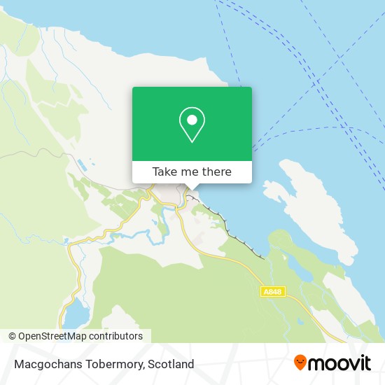 Macgochans Tobermory map