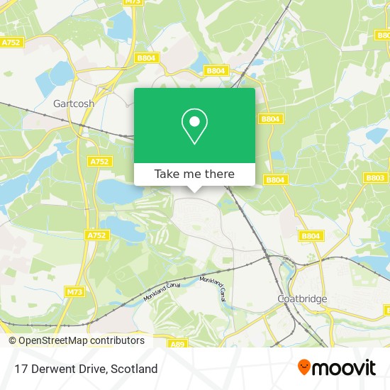 17 Derwent Drive map