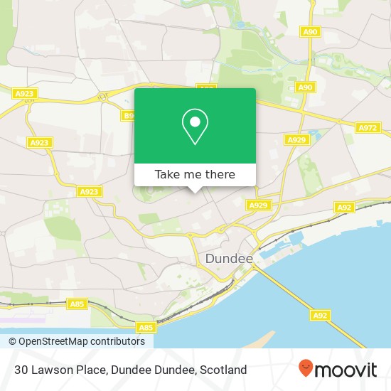 30 Lawson Place, Dundee Dundee map