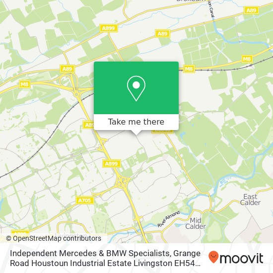 Independent Mercedes & BMW Specialists, Grange Road Houstoun Industrial Estate Livingston EH54 5EL map