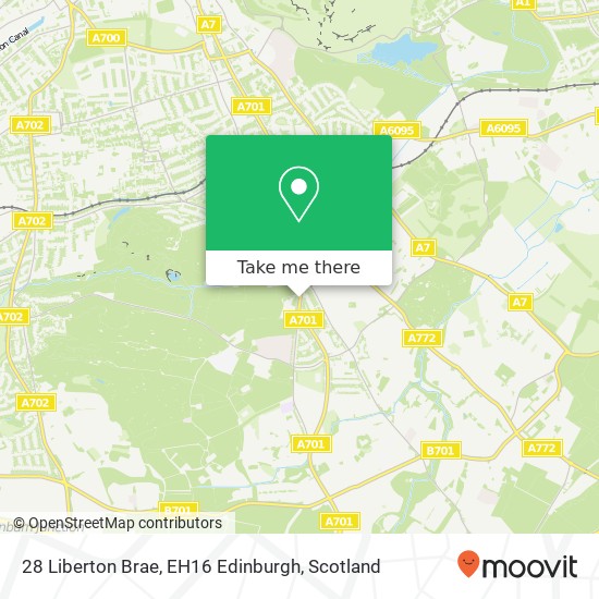 28 Liberton Brae, EH16 Edinburgh map