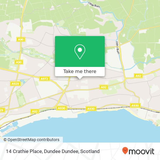 14 Crathie Place, Dundee Dundee map