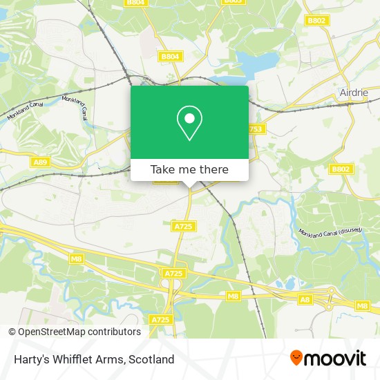 Harty's Whifflet Arms map
