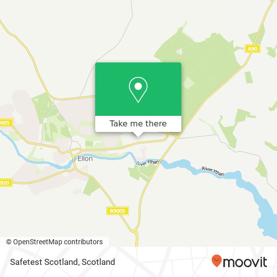 Safetest Scotland map