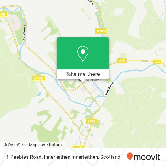 1 Peebles Road, Innerleithen Innerleithen map