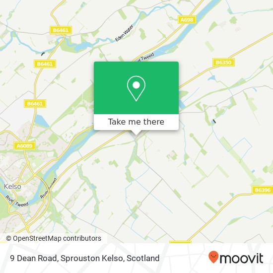 9 Dean Road, Sprouston Kelso map