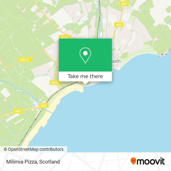 Milimia Pizza map