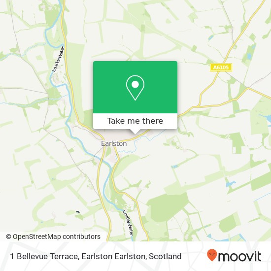 1 Bellevue Terrace, Earlston Earlston map