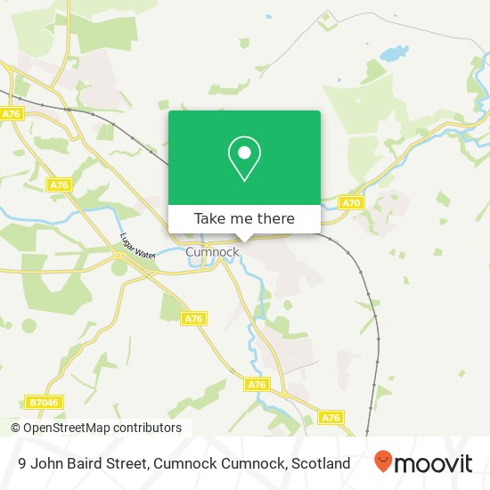 9 John Baird Street, Cumnock Cumnock map