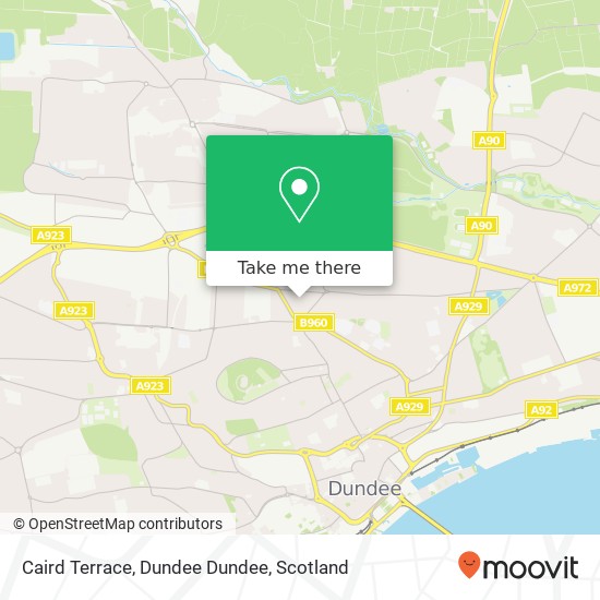 Caird Terrace, Dundee Dundee map