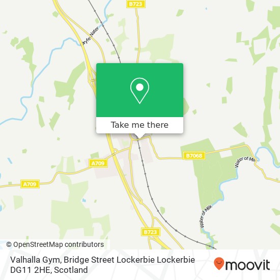 Valhalla Gym, Bridge Street Lockerbie Lockerbie DG11 2HE map