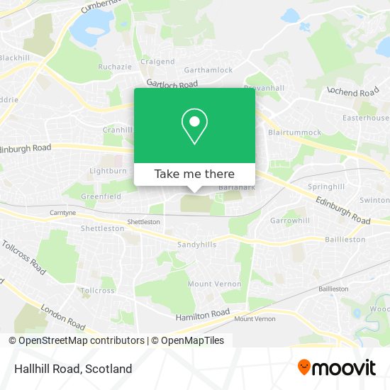 Hallhill Road map