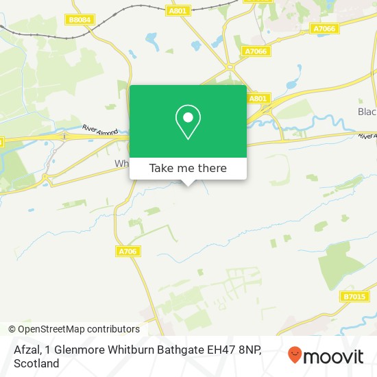 Afzal, 1 Glenmore Whitburn Bathgate EH47 8NP map