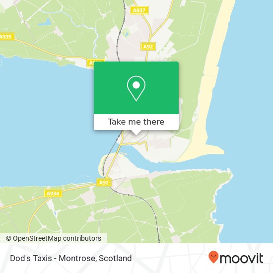 Dod's Taxis - Montrose map