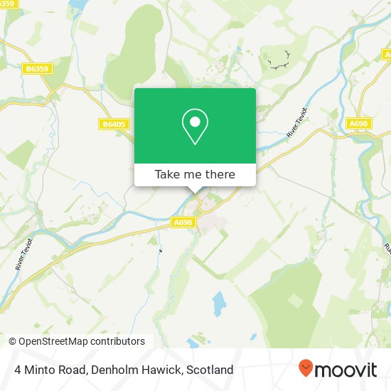 4 Minto Road, Denholm Hawick map
