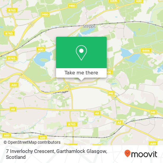 7 Inverlochy Crescent, Garthamlock Glasgow map