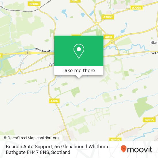 Beacon Auto Support, 66 Glenalmond Whitburn Bathgate EH47 8NS map