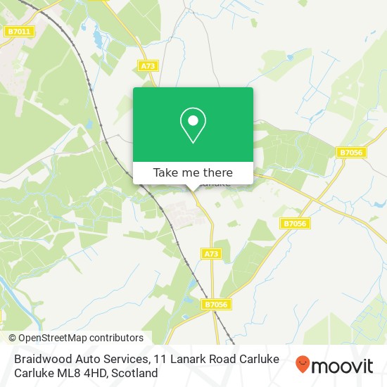 Braidwood Auto Services, 11 Lanark Road Carluke Carluke ML8 4HD map