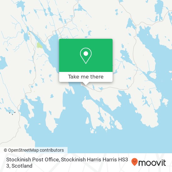 Stockinish Post Office, Stockinish Harris Harris HS3 3 map