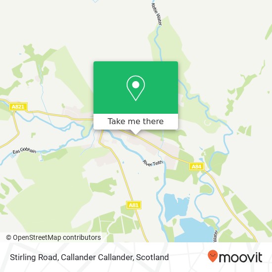 Stirling Road, Callander Callander map