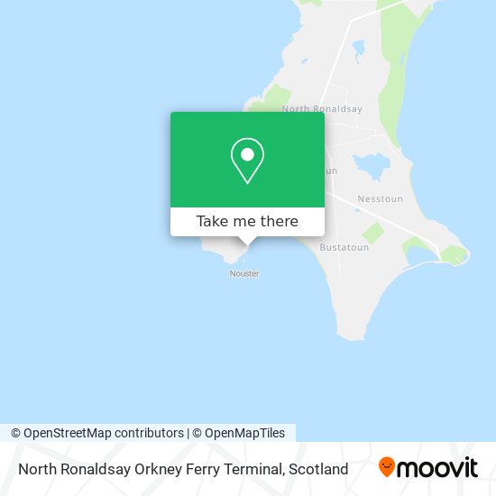 North Ronaldsay Orkney Ferry Terminal map