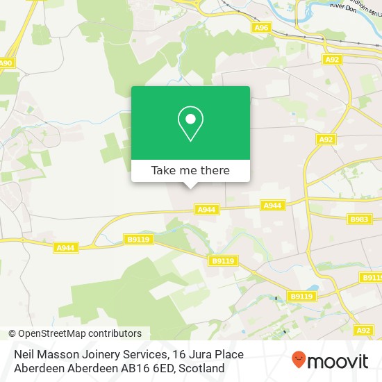 Neil Masson Joinery Services, 16 Jura Place Aberdeen Aberdeen AB16 6ED map