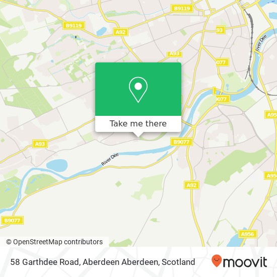 58 Garthdee Road, Aberdeen Aberdeen map