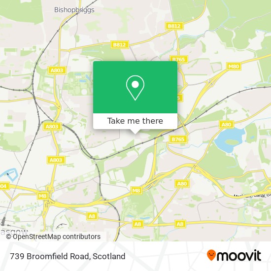 739 Broomfield Road map