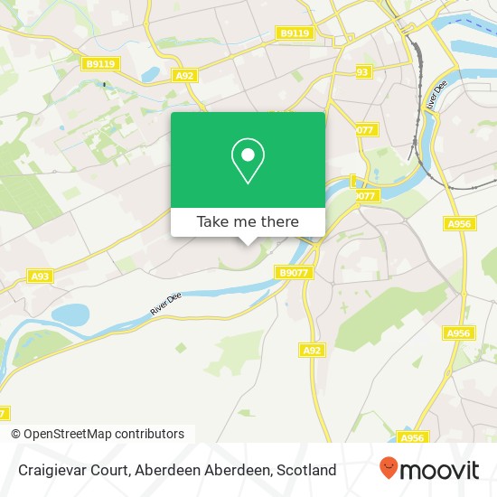 Craigievar Court, Aberdeen Aberdeen map