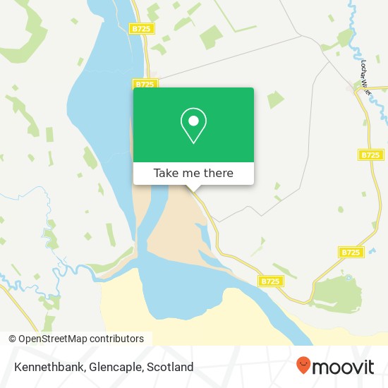 Kennethbank, Glencaple map