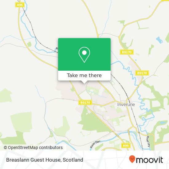 Breaslann Guest House map