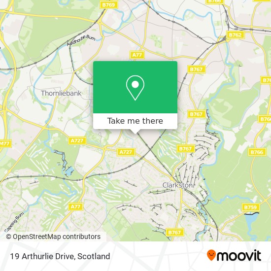 19 Arthurlie Drive map