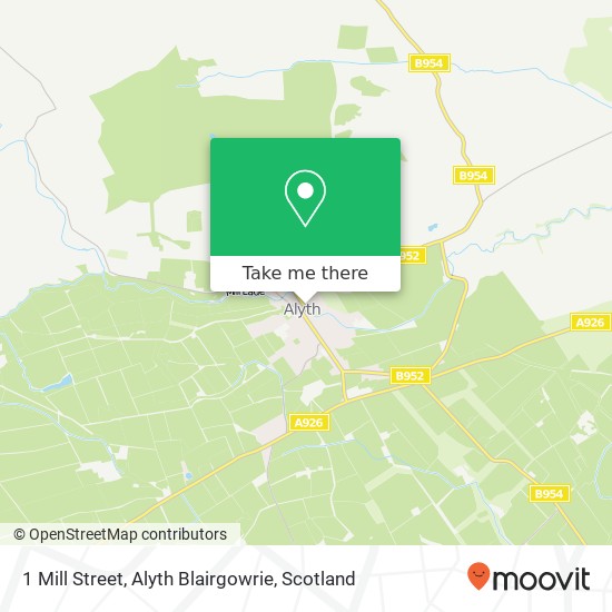 1 Mill Street, Alyth Blairgowrie map