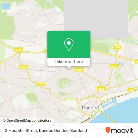 3 Hospital Street, Dundee Dundee map