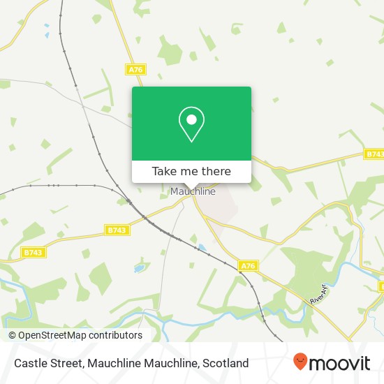 Castle Street, Mauchline Mauchline map