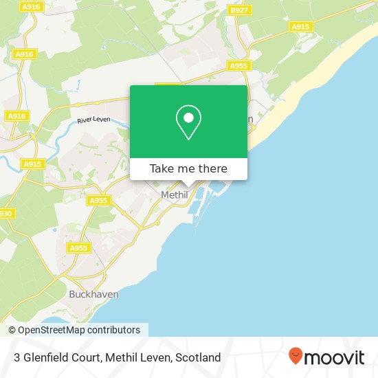 3 Glenfield Court, Methil Leven map