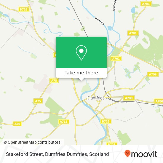 Stakeford Street, Dumfries Dumfries map