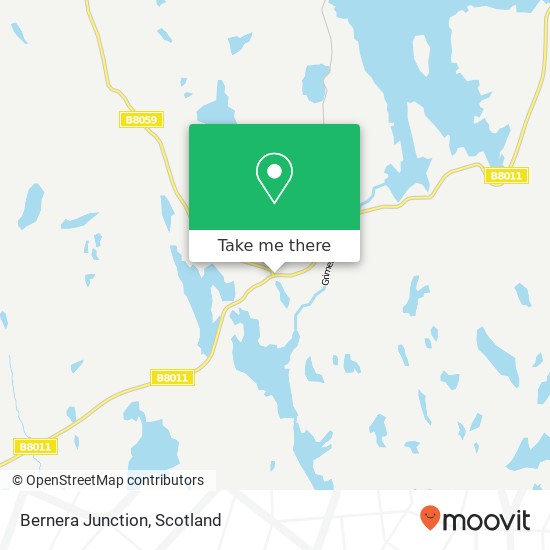 Bernera Junction map