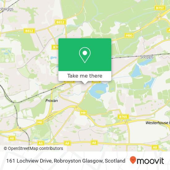 161 Lochview Drive, Robroyston Glasgow map