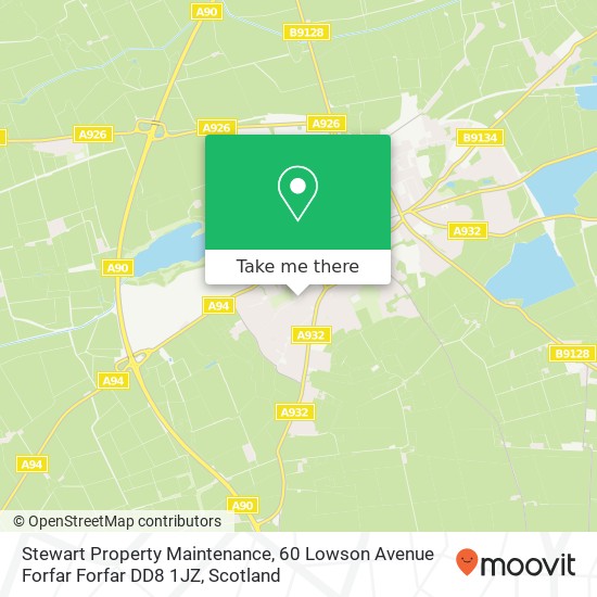 Stewart Property Maintenance, 60 Lowson Avenue Forfar Forfar DD8 1JZ map