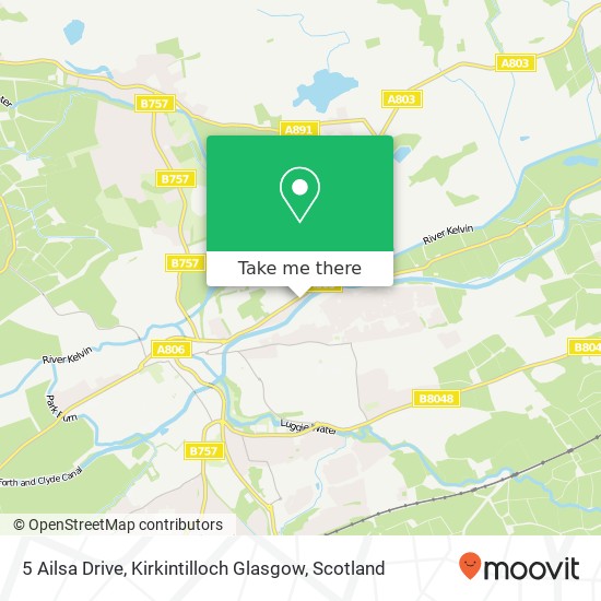 5 Ailsa Drive, Kirkintilloch Glasgow map