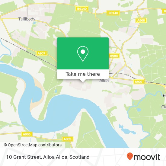 10 Grant Street, Alloa Alloa map