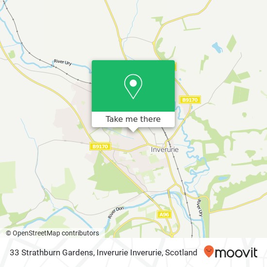 33 Strathburn Gardens, Inverurie Inverurie map