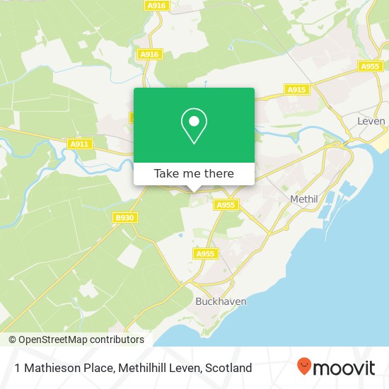 1 Mathieson Place, Methilhill Leven map