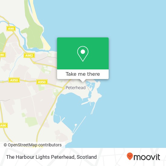 The Harbour Lights Peterhead map