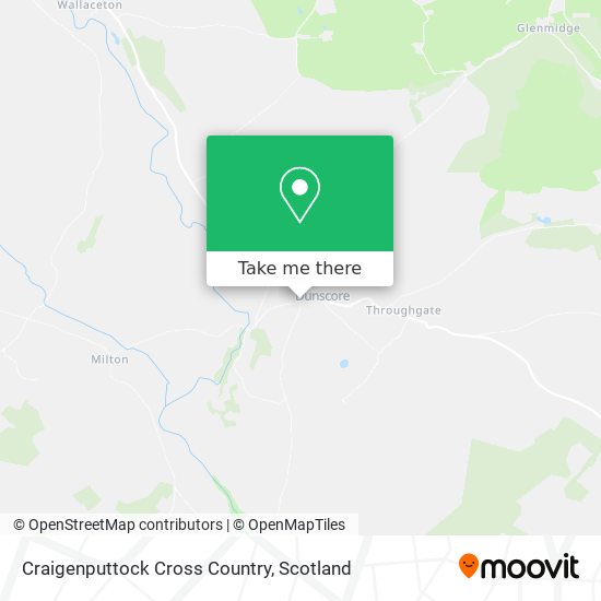 Craigenputtock Cross Country map