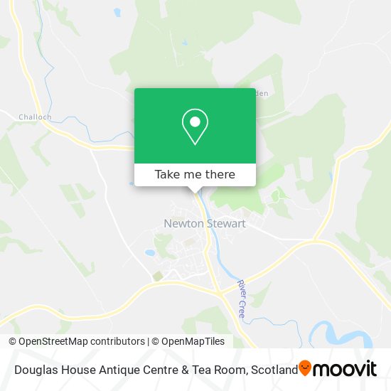 Douglas House Antique Centre & Tea Room map