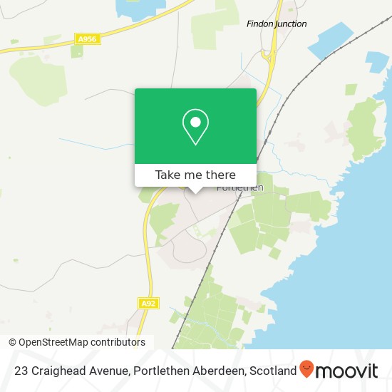 23 Craighead Avenue, Portlethen Aberdeen map